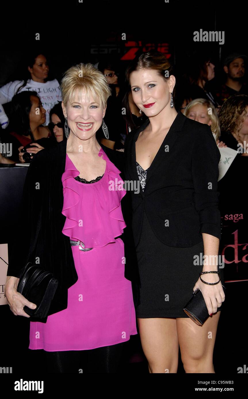 Dee Wallace, Gabriel Stone at arrivals for The Twilight Saga: Breaking Dawn - Part 1 Premiere, Nokia Theatre at L.A. LIVE, Los Angeles, CA November 14, 2011. Photo By: Michael Germana/Everett Collection Stock Photo