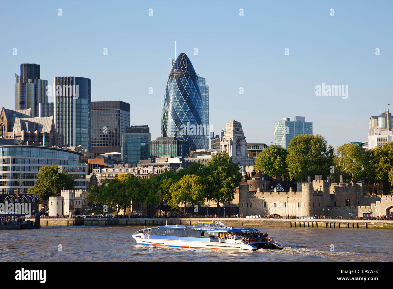 England, London, City of London Business Area Skyline Stock Photo