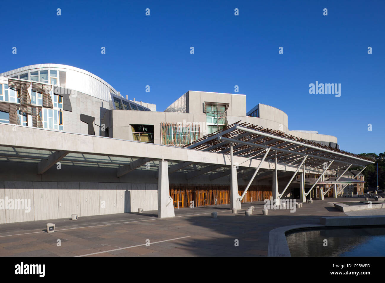Scotland, Edinburgh, Scottish Parliament Building Stock Photo