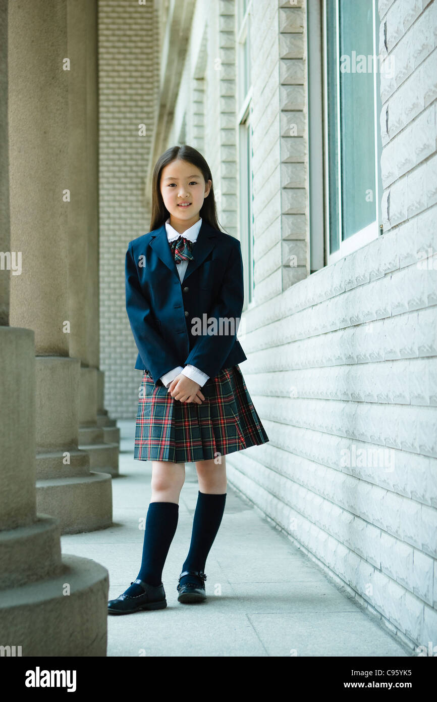 Oriental schoolgirl