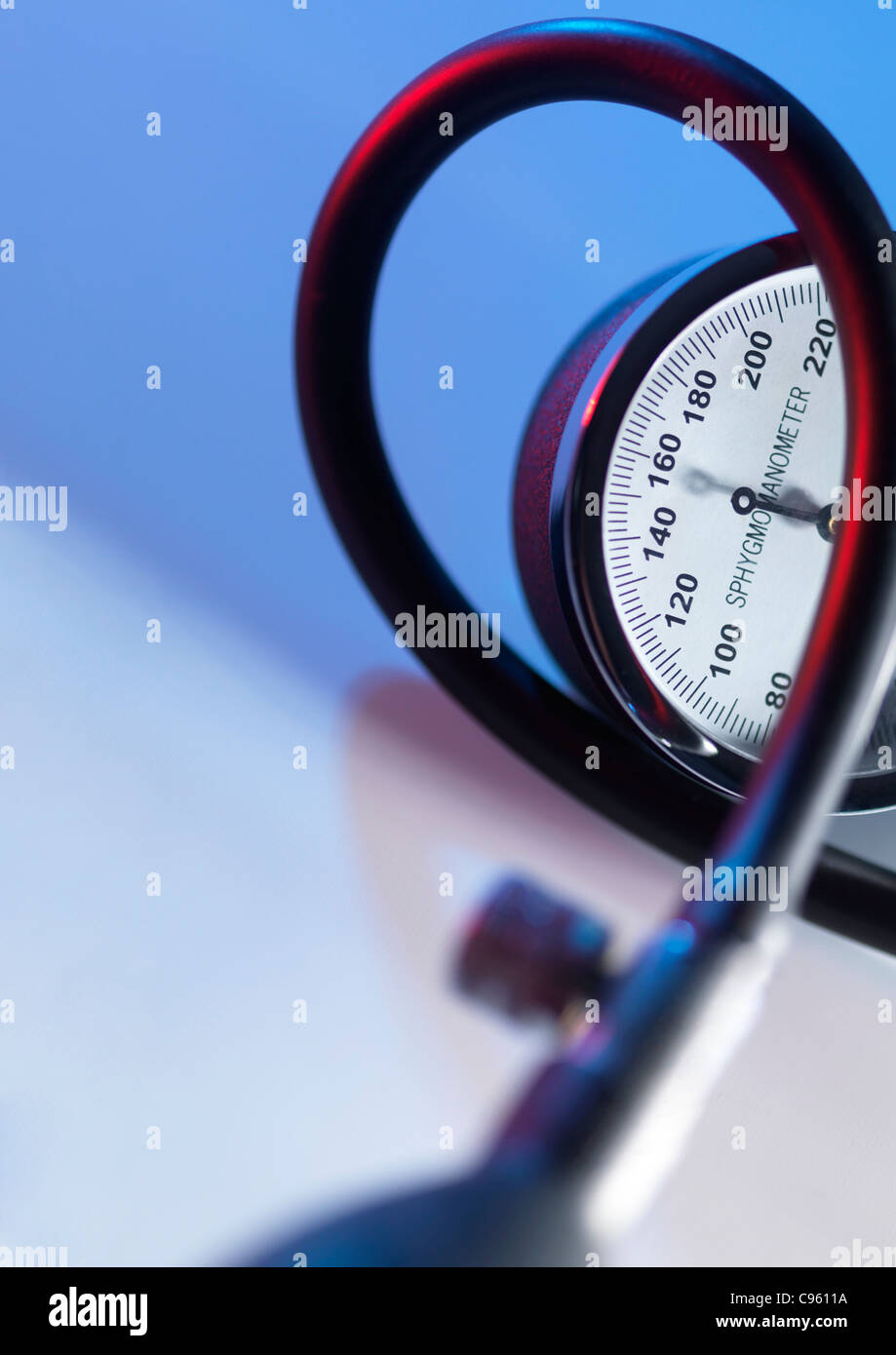 Blood pressure gauge Stock Photo Alamy