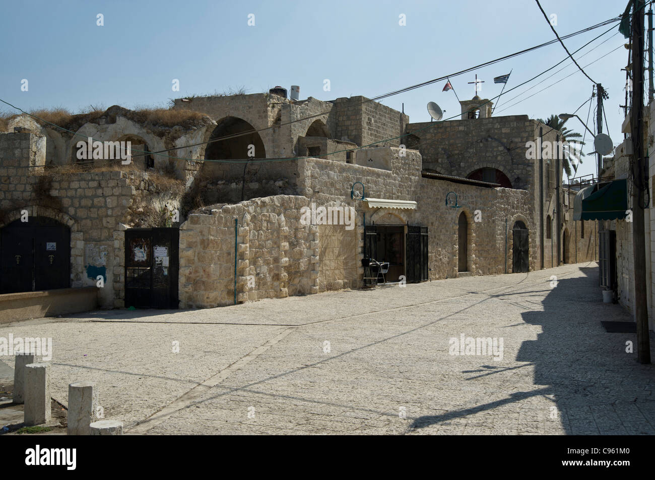 Lod, Lydda ,Israel ,The Orthodox Hospice Stock Photo