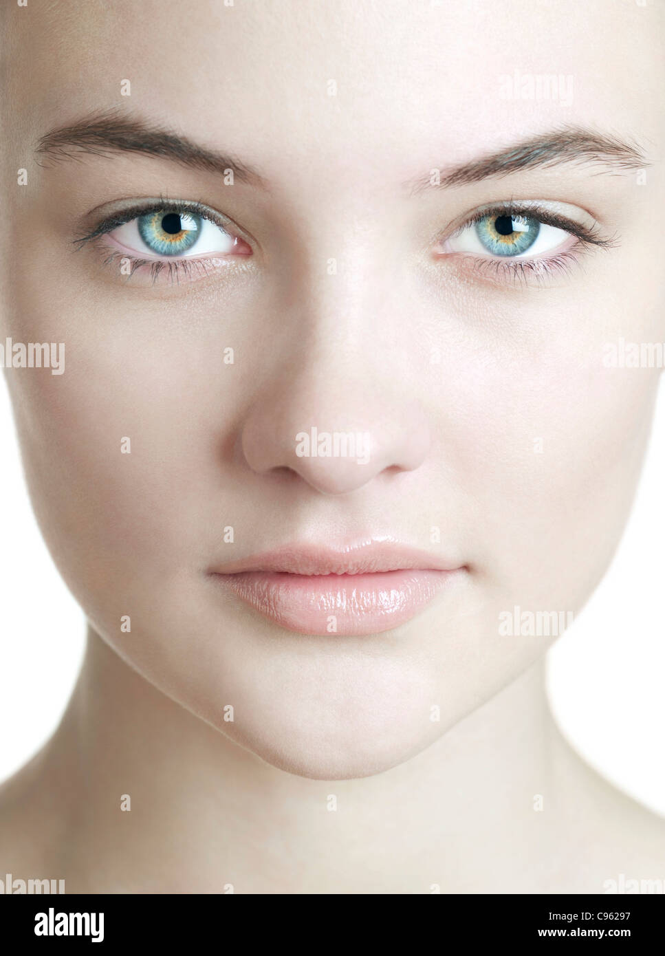 Healthy woman's face. Stock Photo