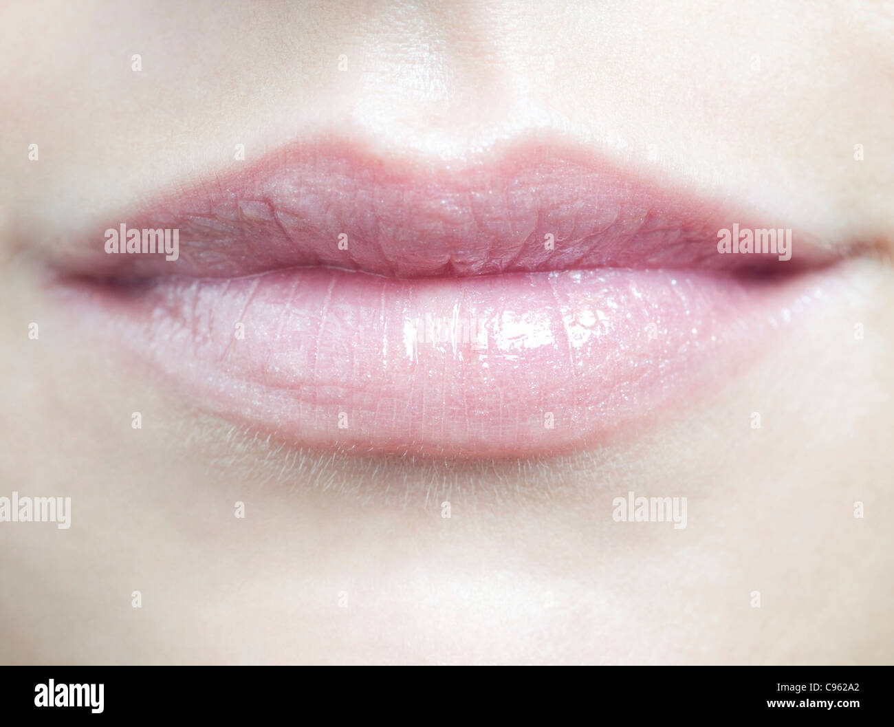 Woman's mouth. Stock Photo