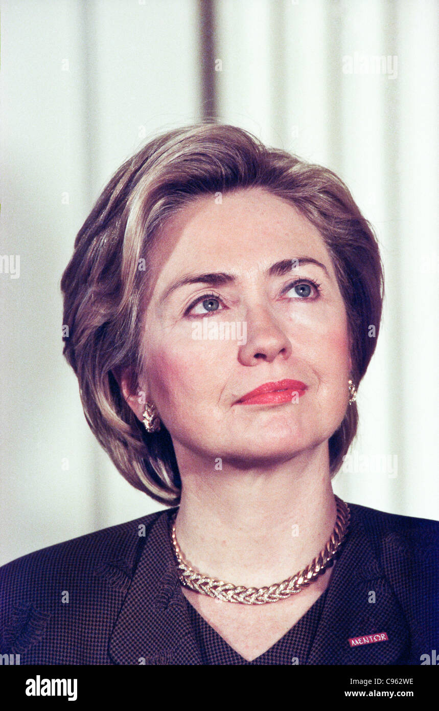 First lady Hillary Rodham Clinton during a White House event on ...