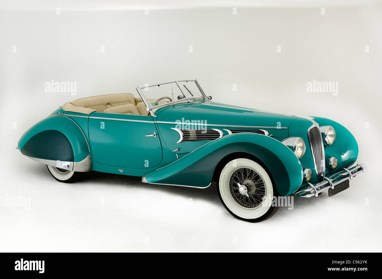 1939 Delahaye Speciale Type 135 MS Figoni and Falaschi coachwork Stock Photo