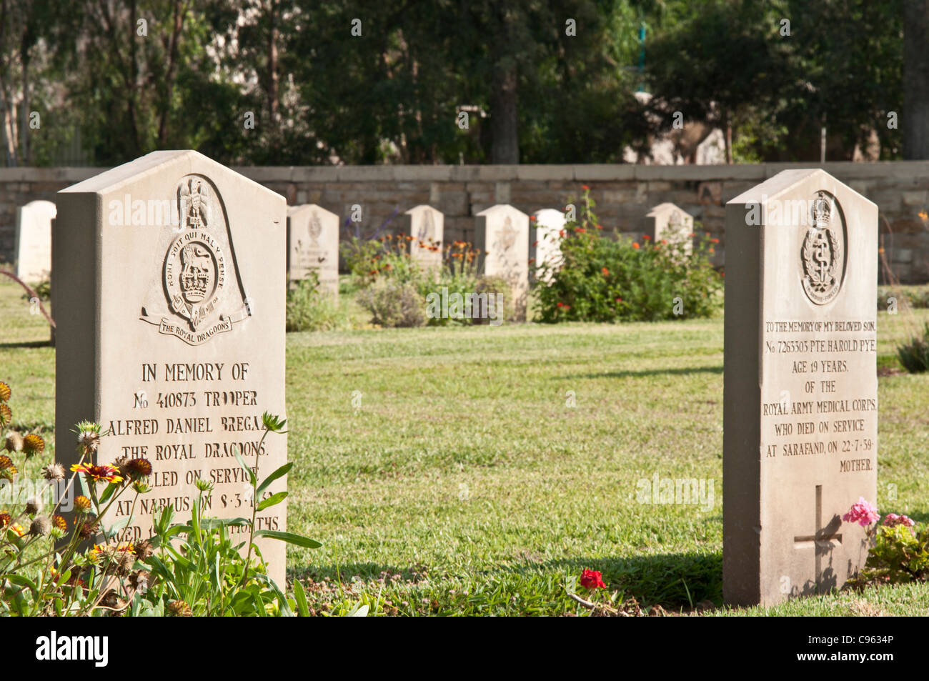 Commonwealth War Graves Israel Stock Photos Commonwealth War