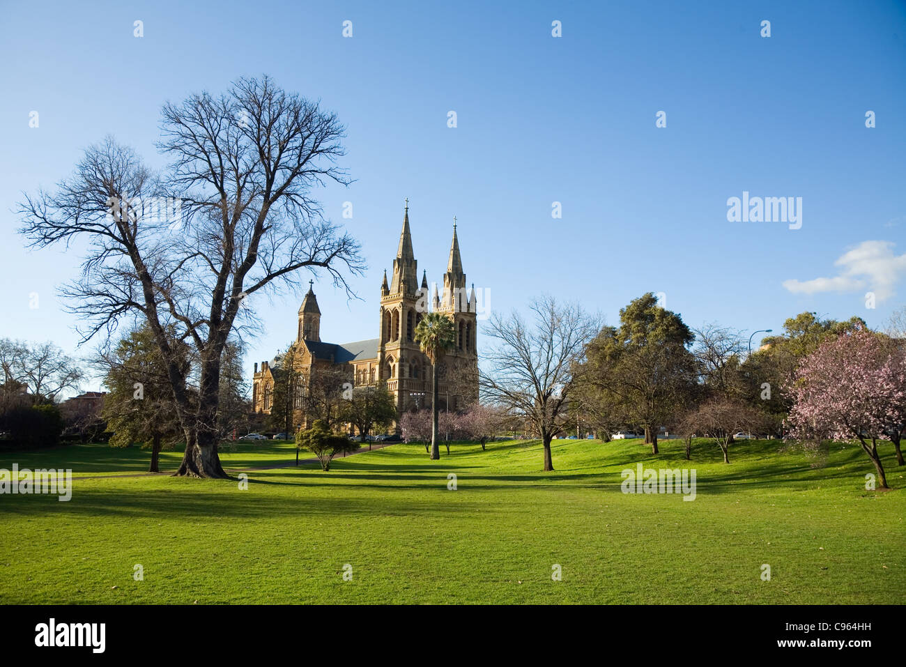 St Peter's Cathedral in North Adelaide.  Adelaide, South Australia, AUSTRALIA Stock Photo