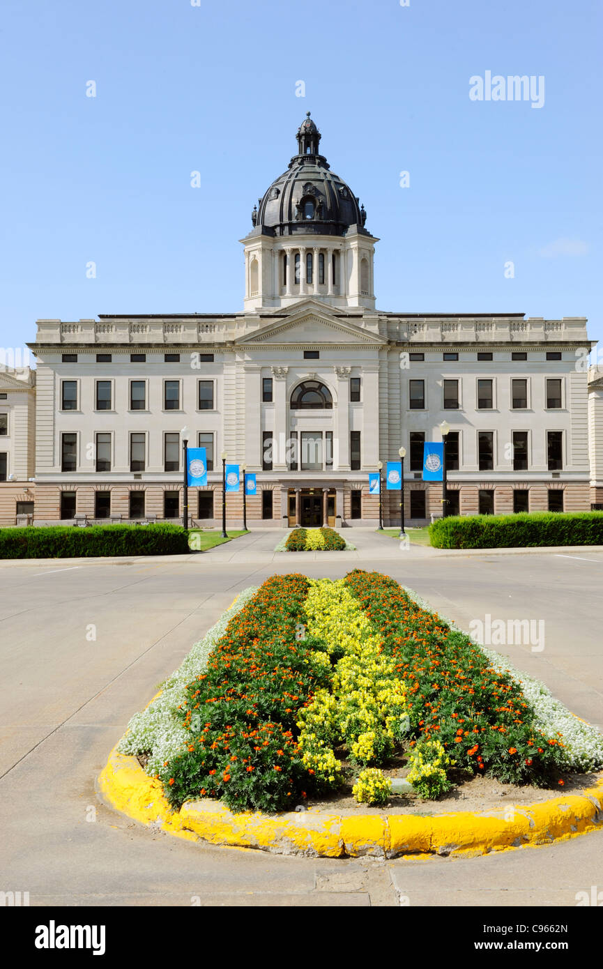 South Dakota State Capitol Building Complex Stock Photo