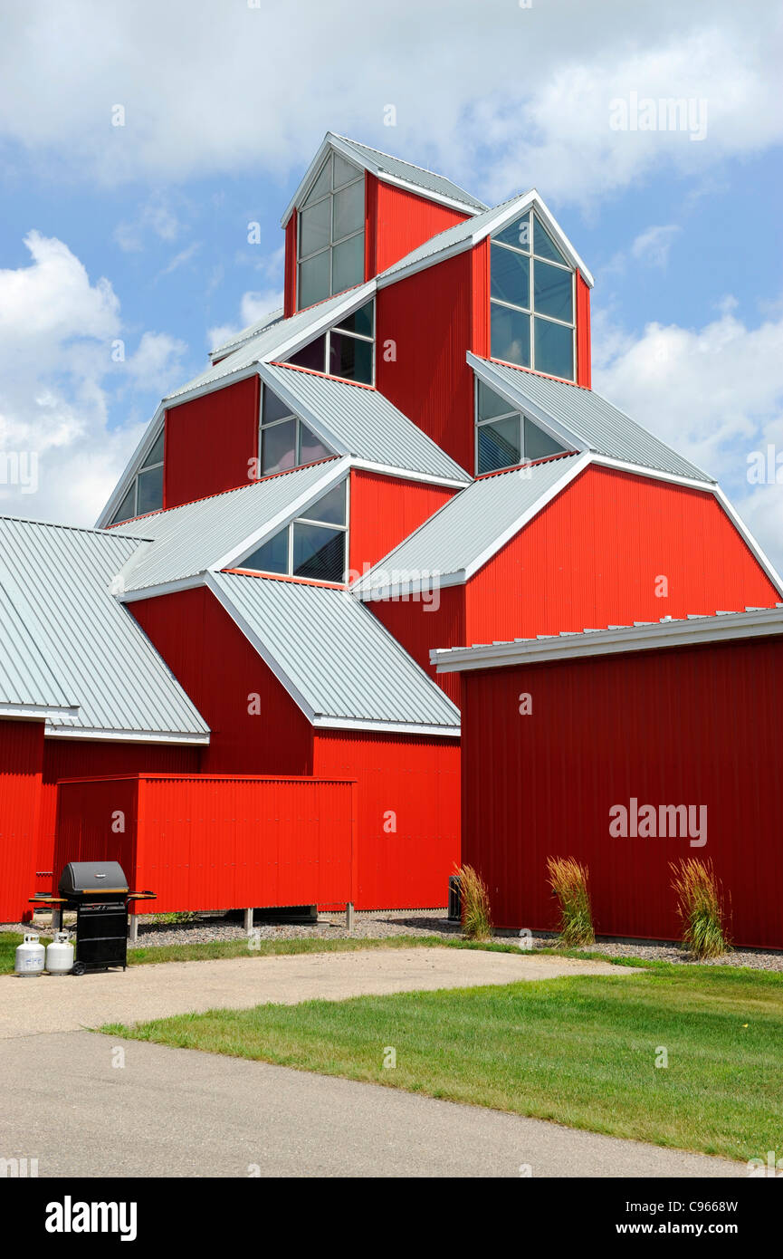 Unusual and unique architecture of Prairie Holdings group home in