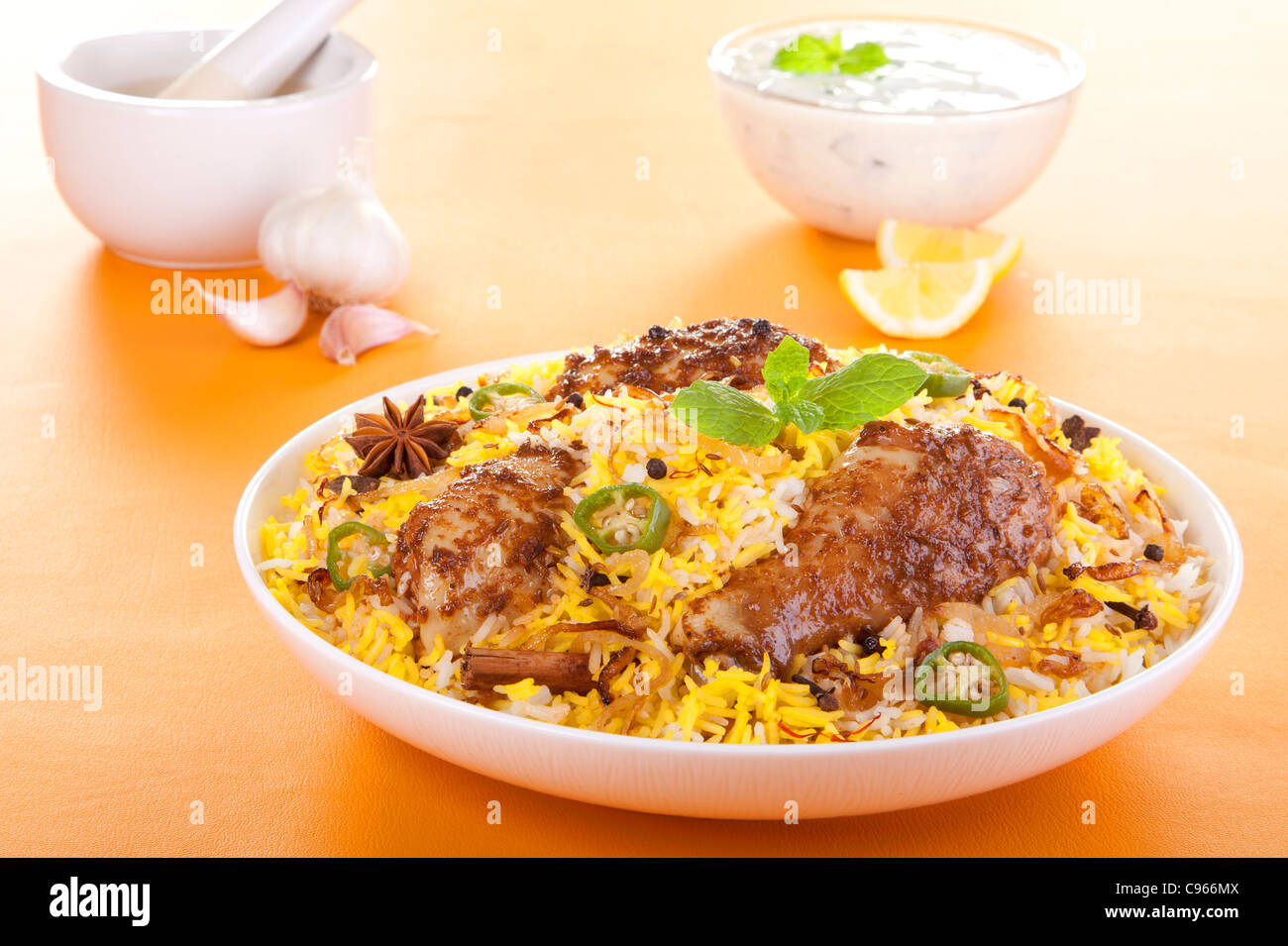 INDIAN CHICKEN BIRYANI Stock Photo Alamy