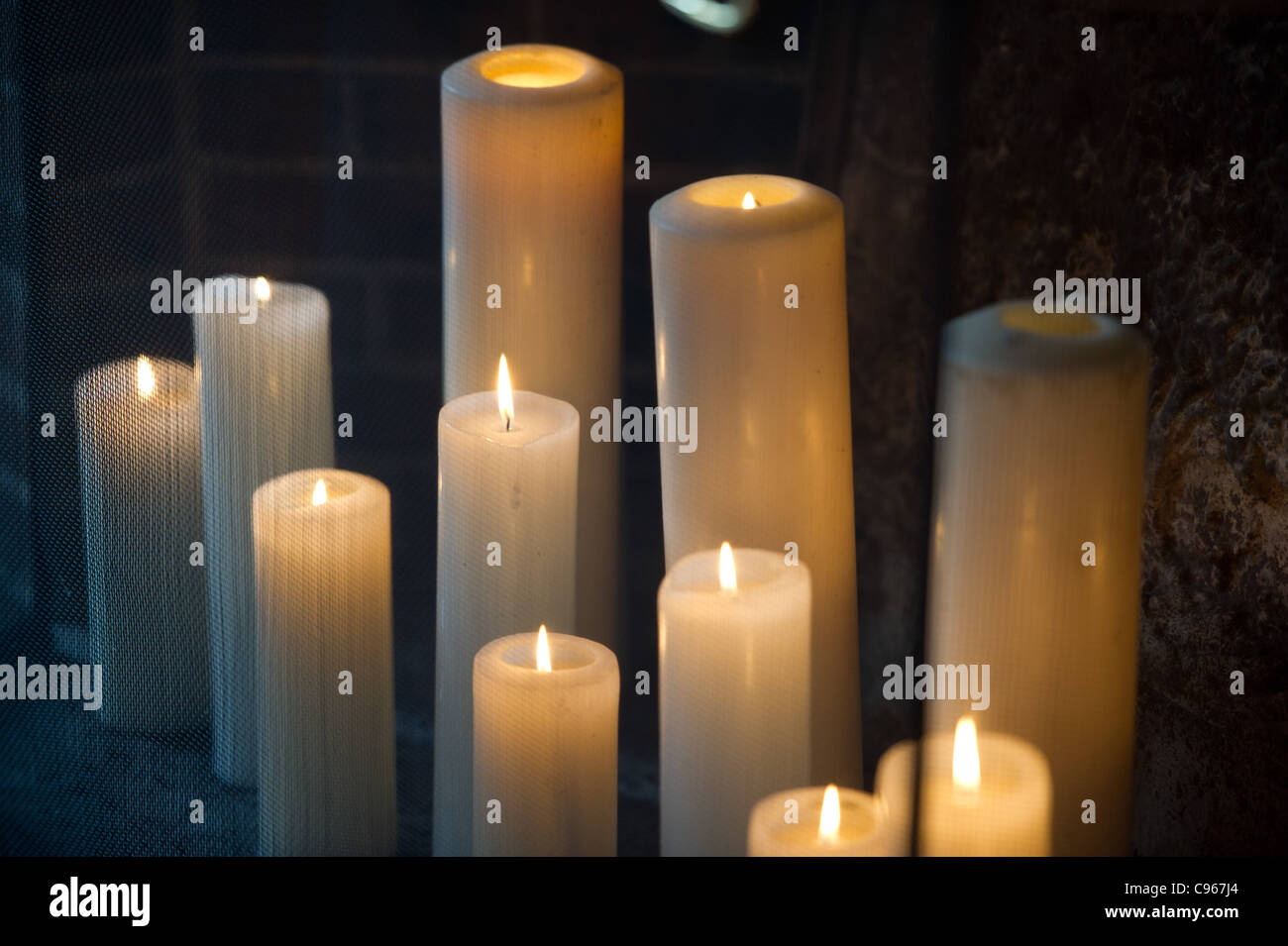 Candles  Stock Photo