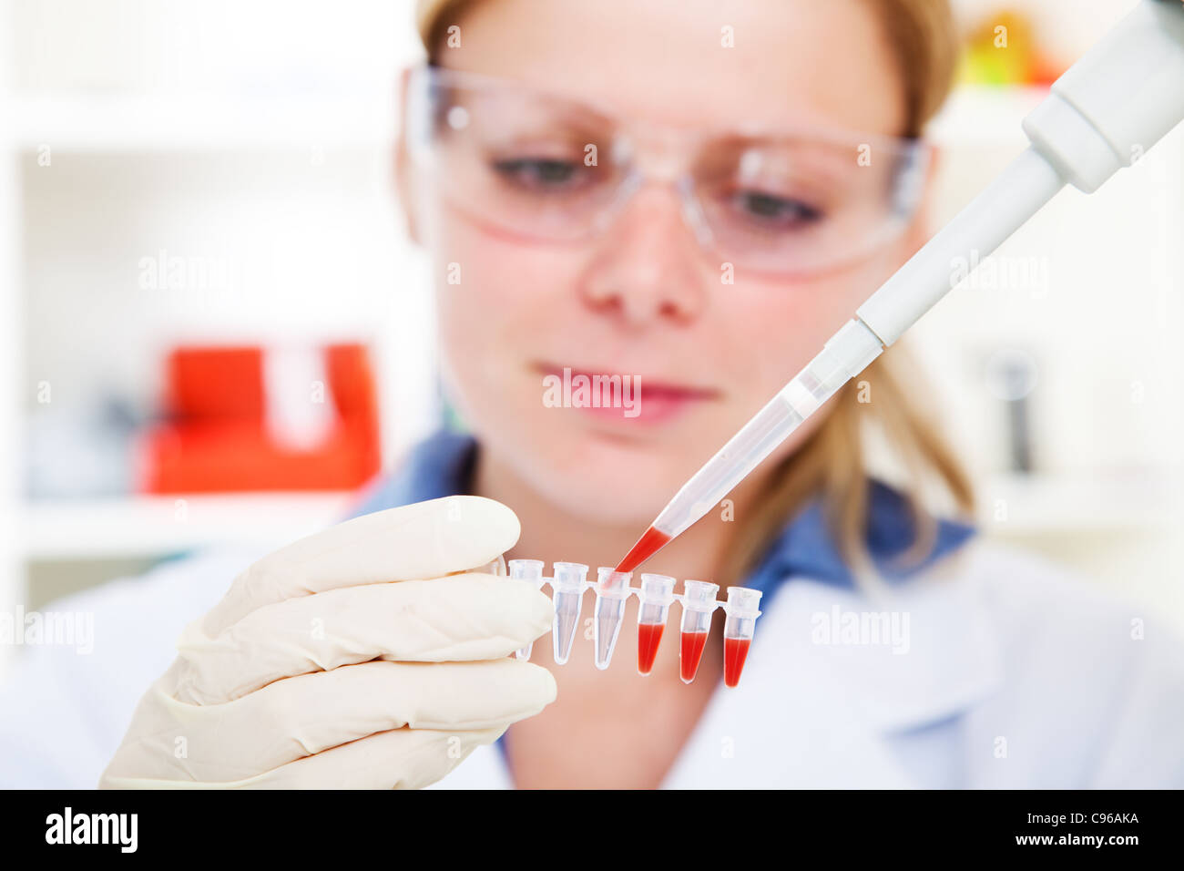 food test for microbe or bacteria, marketing claim standards Stock