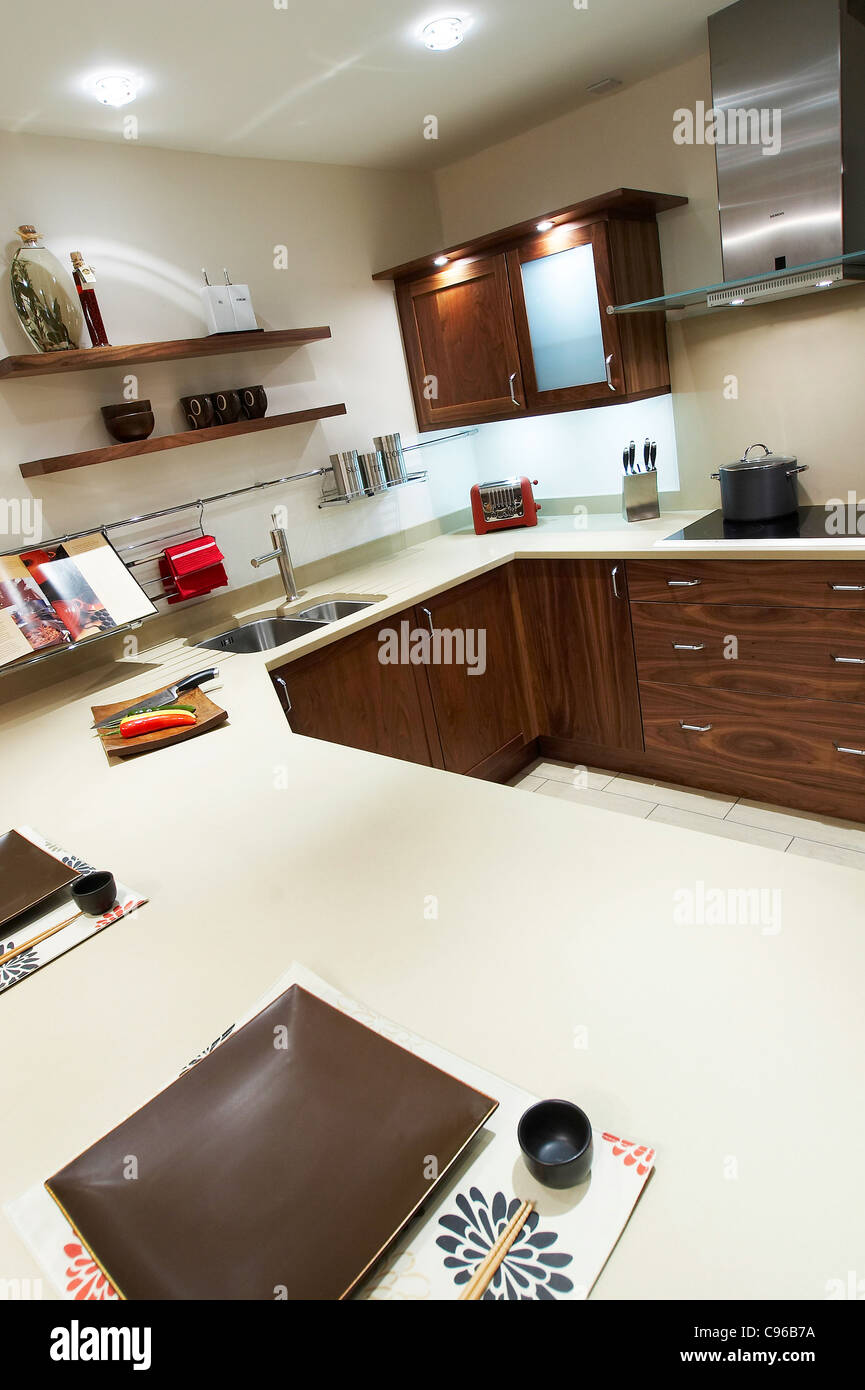 Interior of a modern kitchen Stock Photo - Alamy