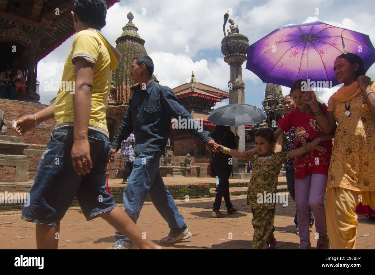 Kathmandu Durbar Square. The square is on UNESCO World Heritage Sites. Stock Photo