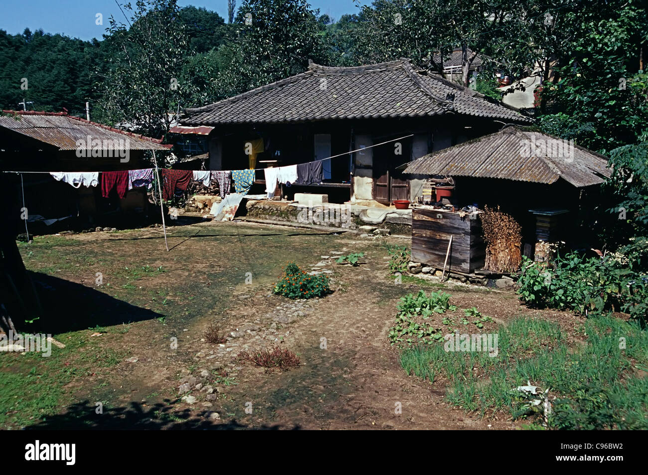 Country house in Gyeongsang or Gyeongsangnamdo, South Korea Stock