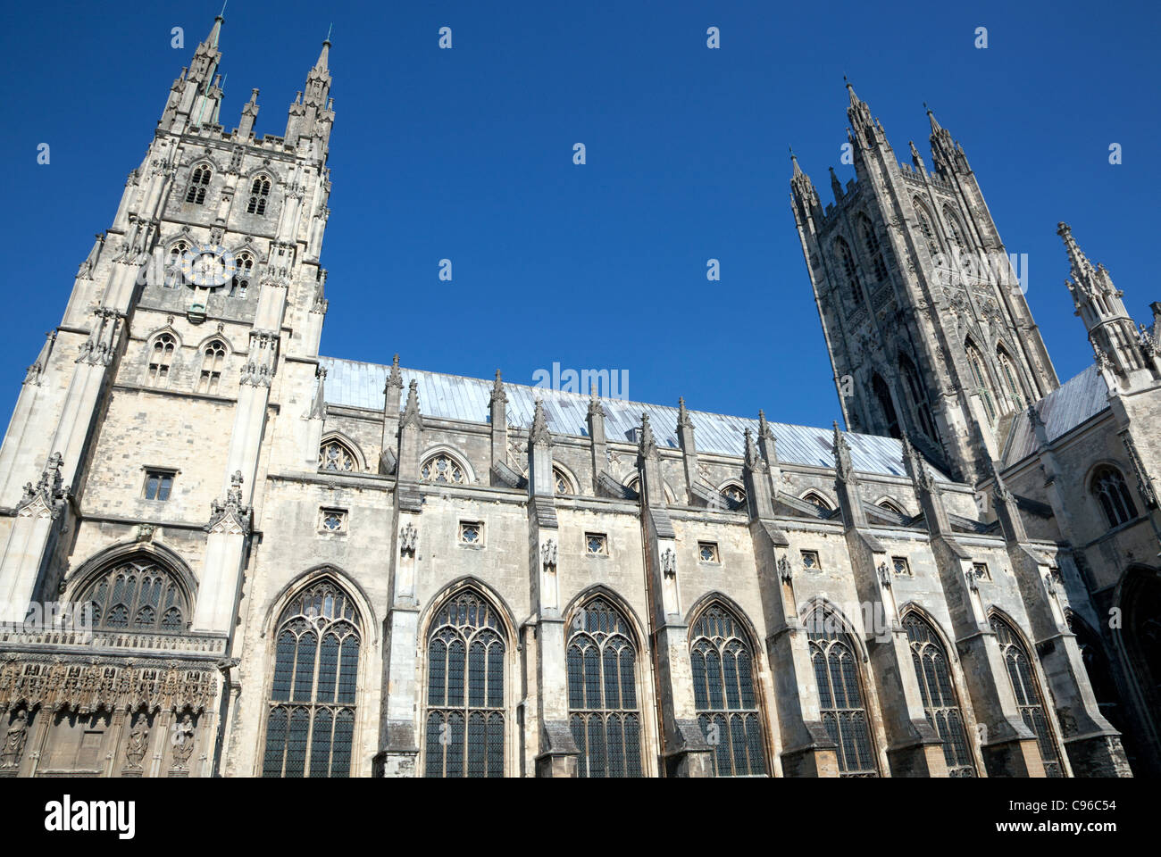 Canterbury Cathedral Kent Stock Photo Alamy