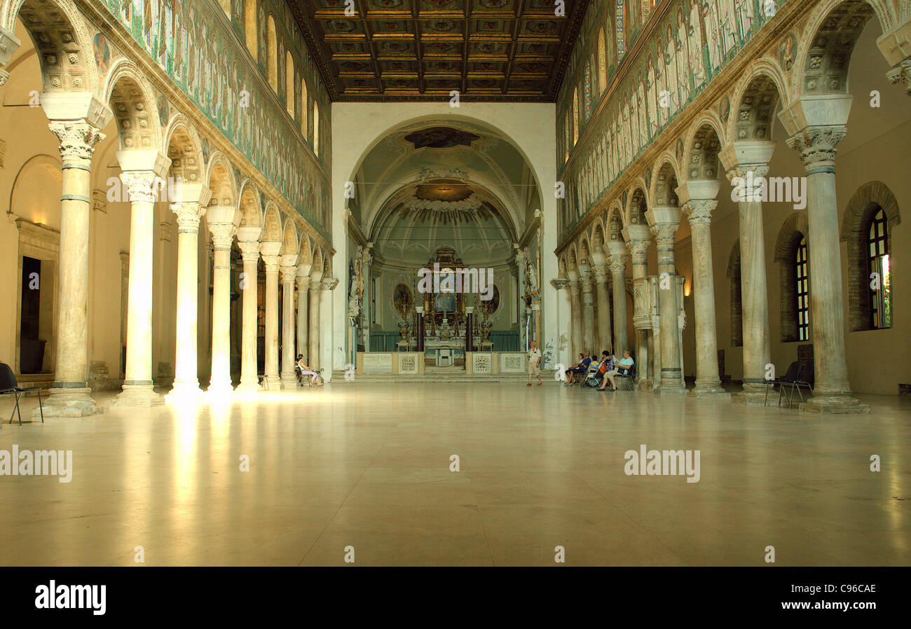 Basilica San Apollinare Nuovo Ravenna Stock Photo Alamy