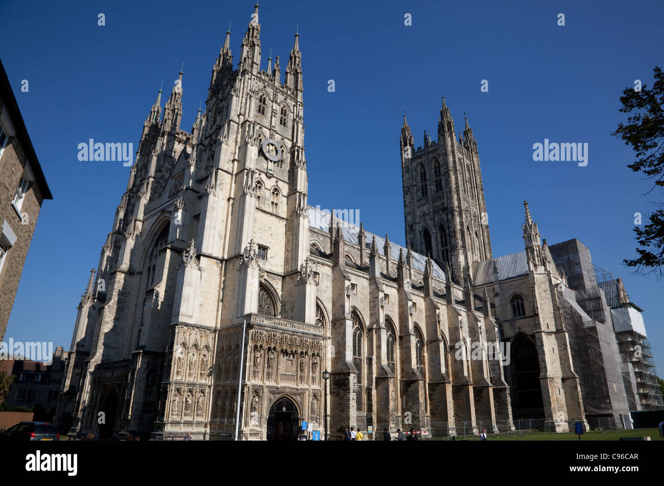 Canterbury Cathedral Kent Stock Photo Alamy