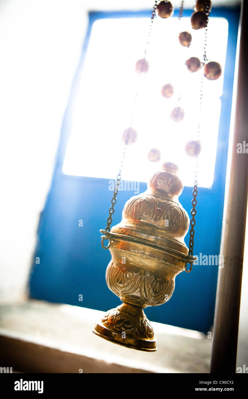 Church incense holder Stock Photo Alamy
