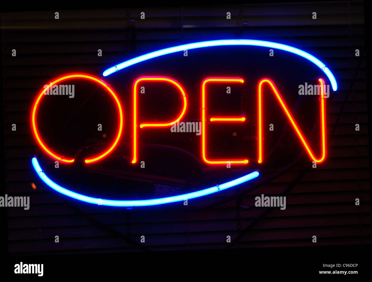 Open neon sign hires stock photography and images Alamy