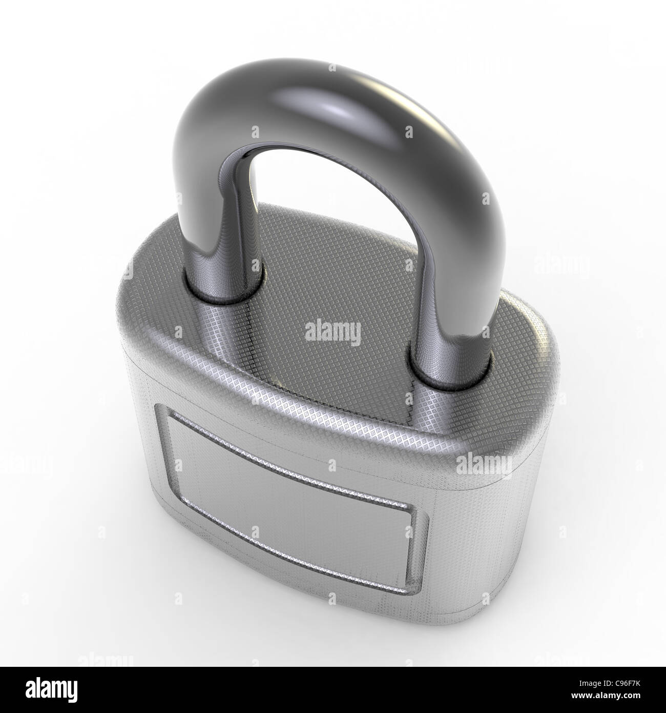 Padlock isolated on white background Stock Photo - Alamy