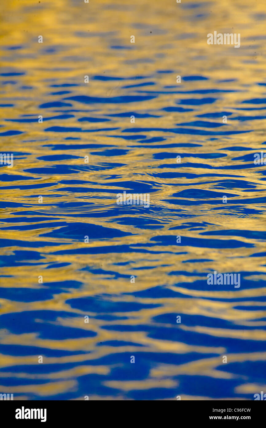 Sunset Water Reflection Stock Photo - Alamy