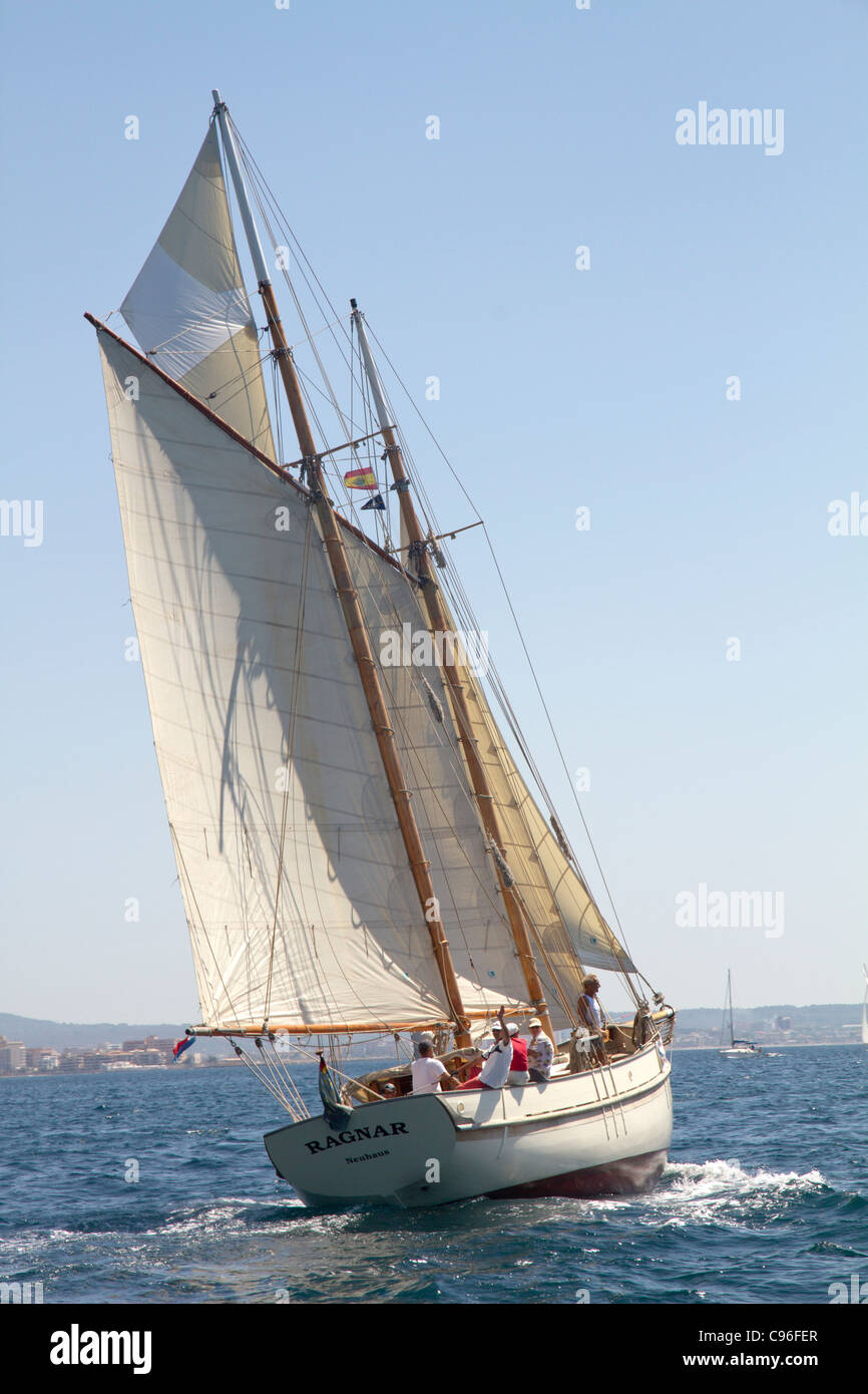 Classic yacht sail boat sailing Cup regatta Palma de Mallorca Majorca