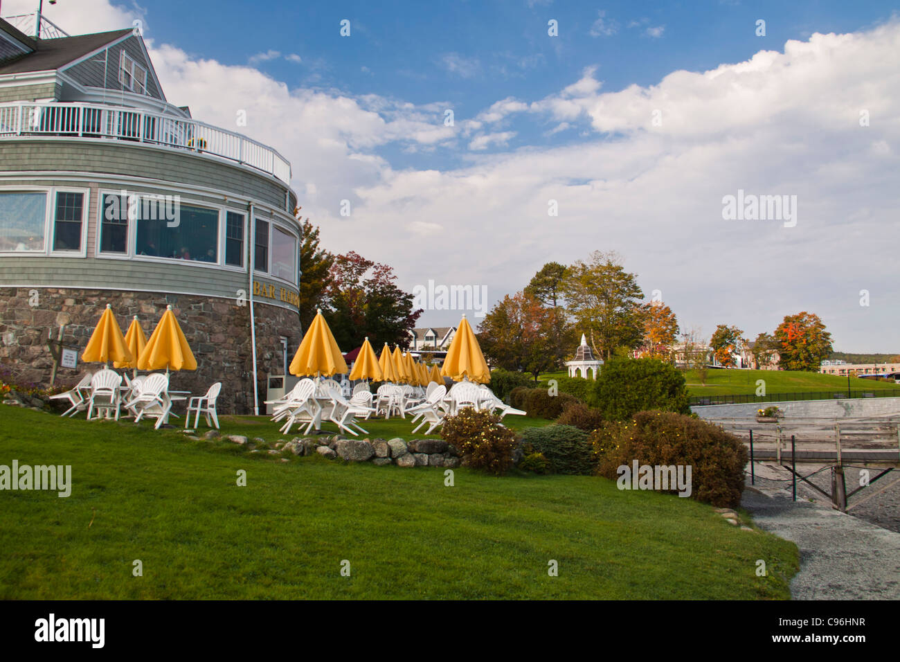 Luxury Hotel and restaurant in Village of Bar Harbor on Mount Desert
