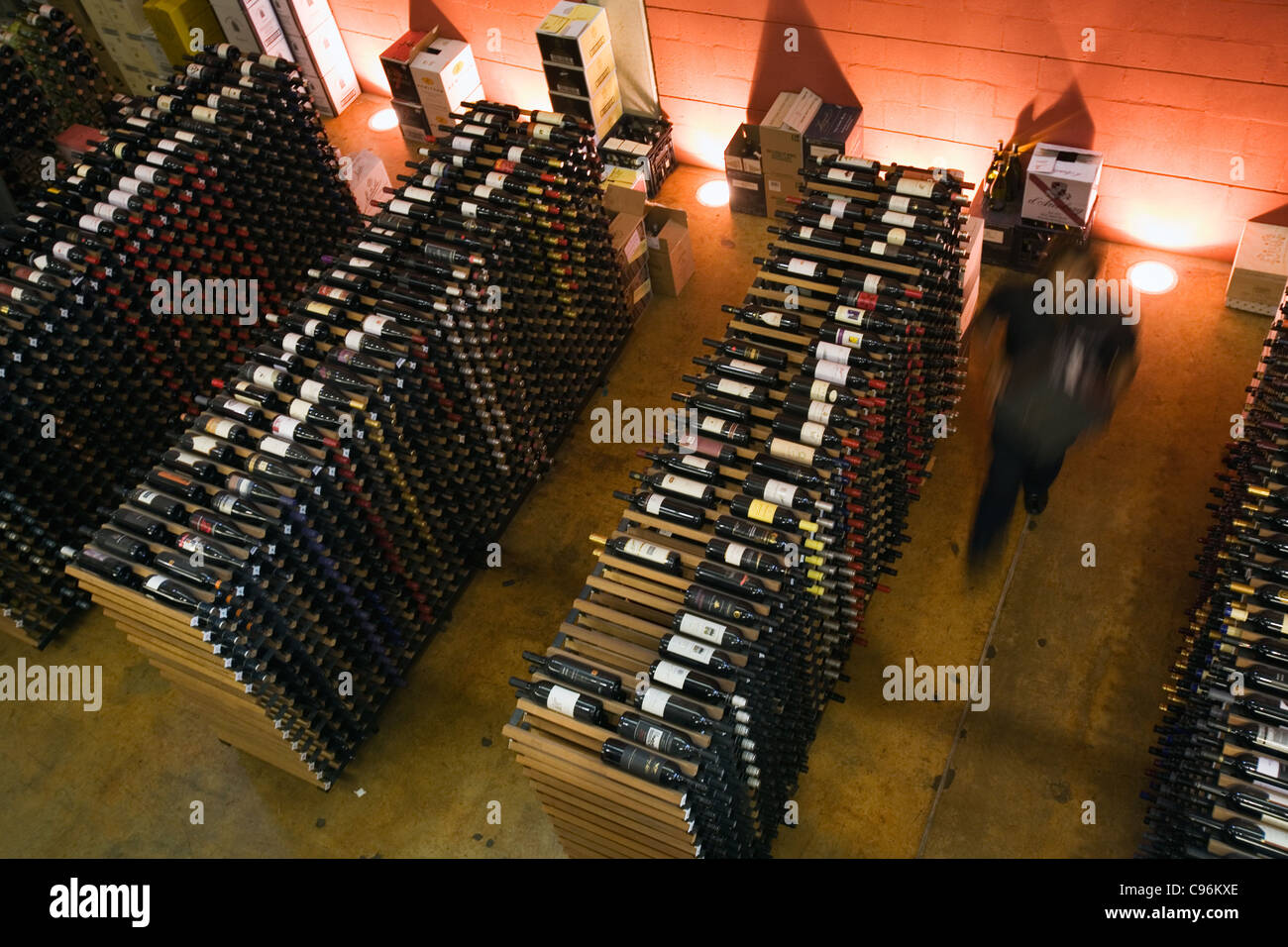 Wine cellar in the National Wine Centre of Australia. Adelaide, South  Australia, Australia Stock Photo - Alamy