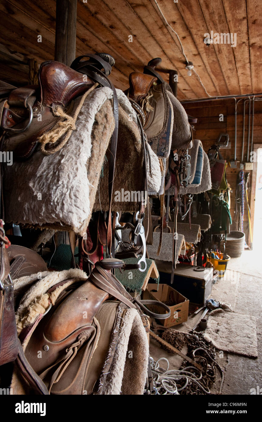The Tack Barn At The Early Winters Ranch In Mazama Washington