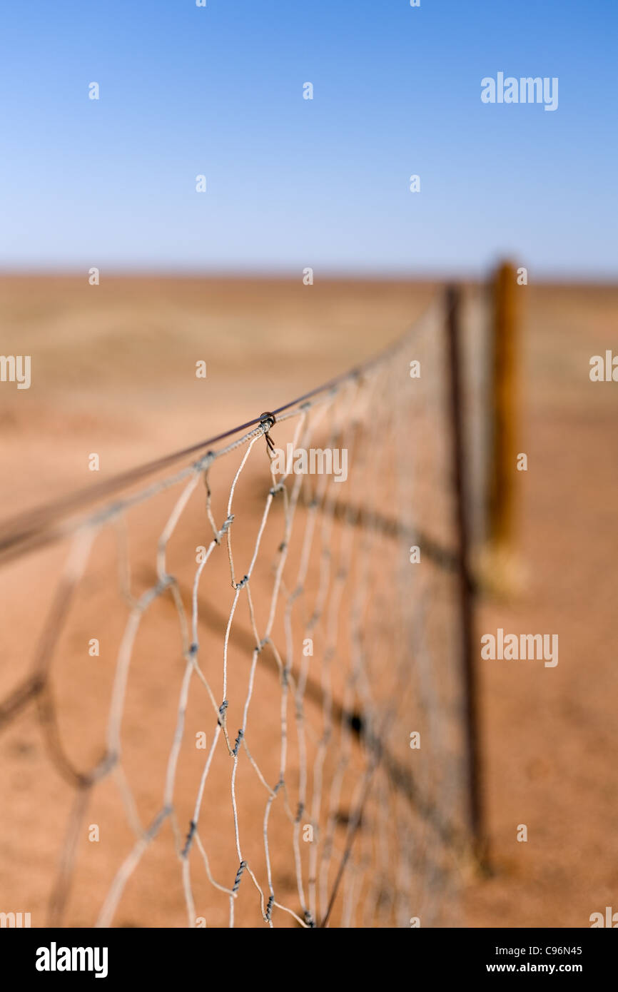 The Dog Fence the longest continual fence in the world. Coober Pedy