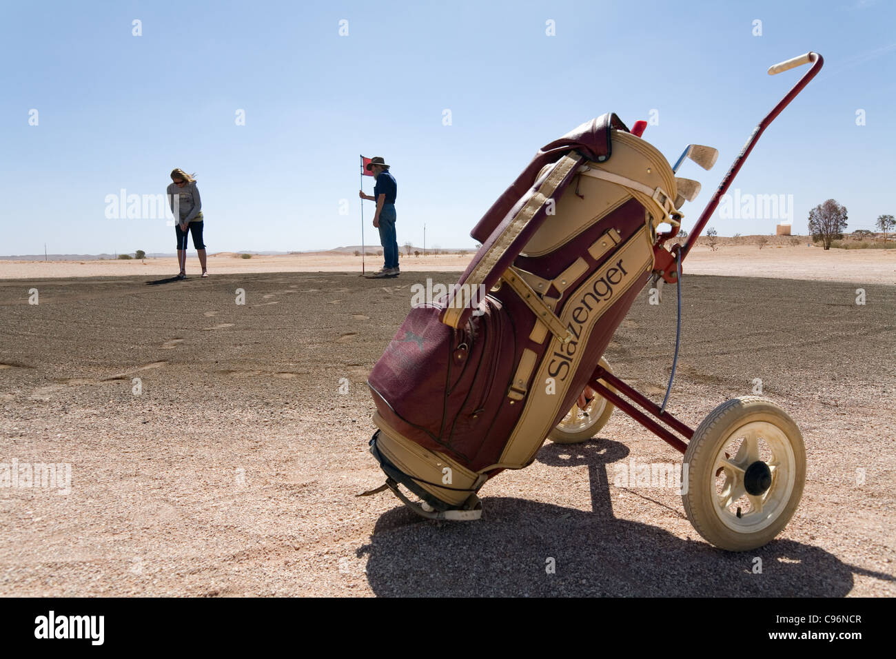 The Coober Pedy Opal Fields Golf Course. Coober Pedy, South Australia ...