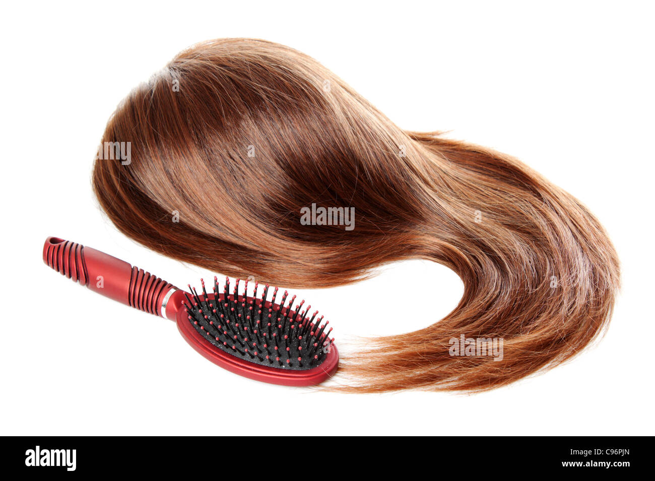 Brown comb over outlet wig