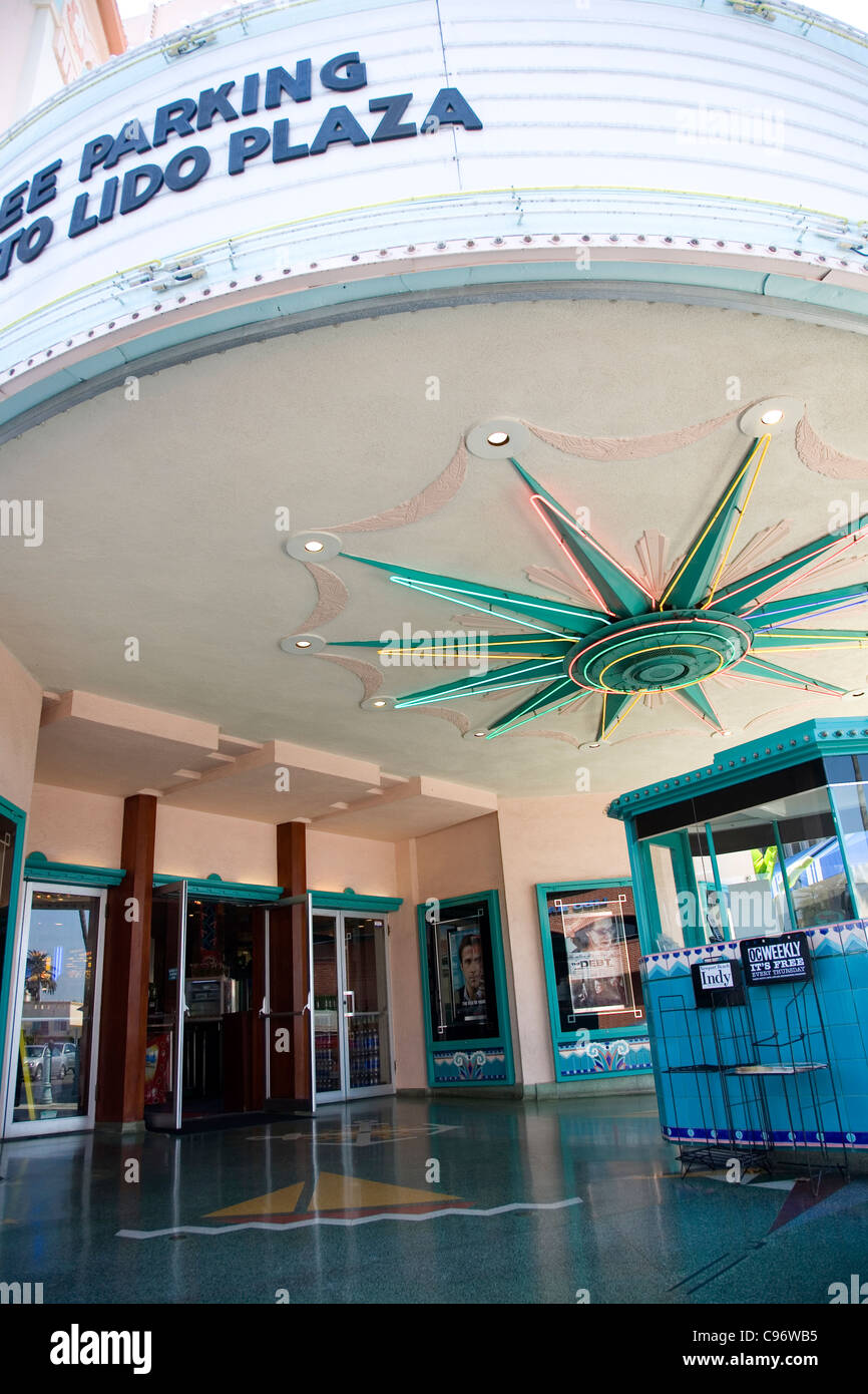 Lido Plaza Movie Theater in Newport beach CA Stock Photo Alamy
