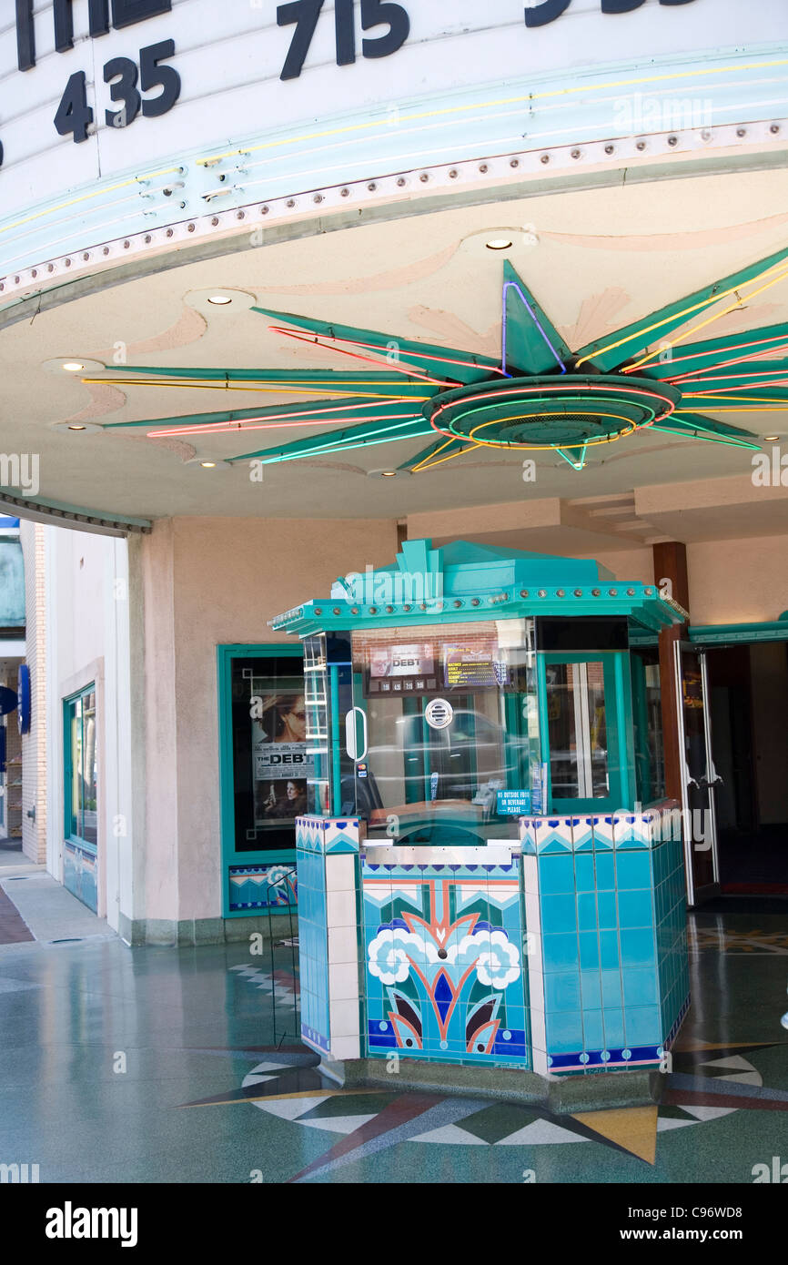 Lido Plaza Movie Theater in Newport beach CA Stock Photo Alamy