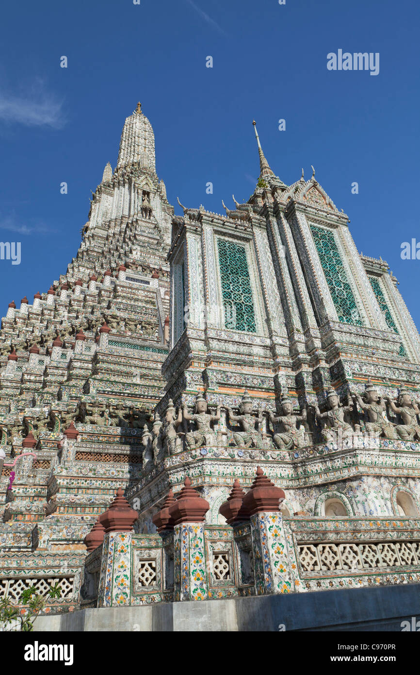 Wat Arun, Temple of the Dawn, Bangkok, Thailand Stock Photo