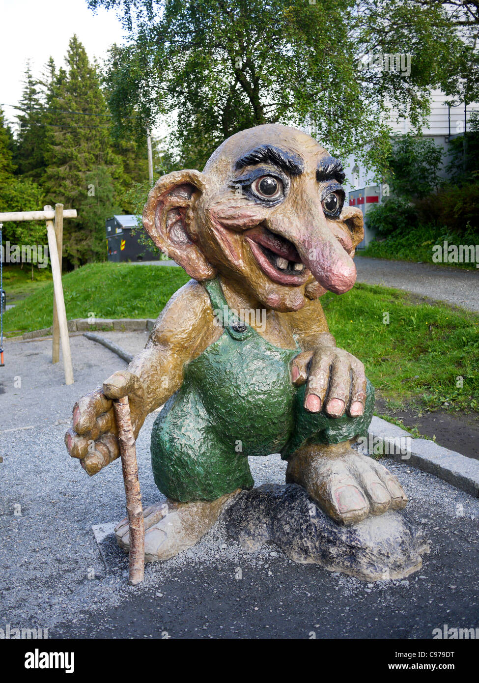 Bergen, Norway a statue of a troll Stock Photo - Alamy