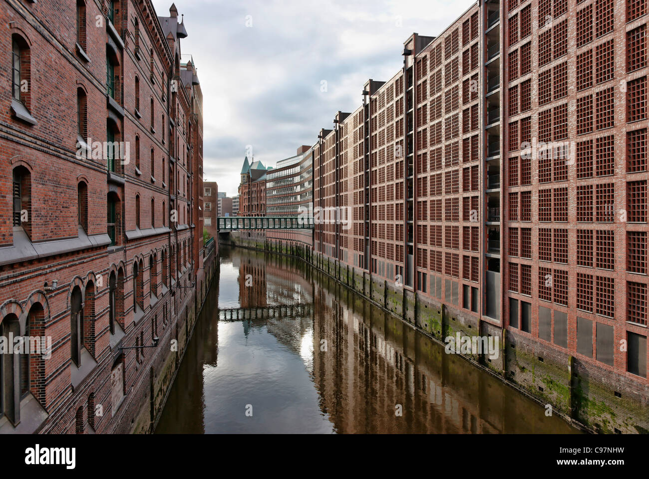Warehouse District of Hamburg, Speicherstadt, Hamburg, Germany Stock Photo