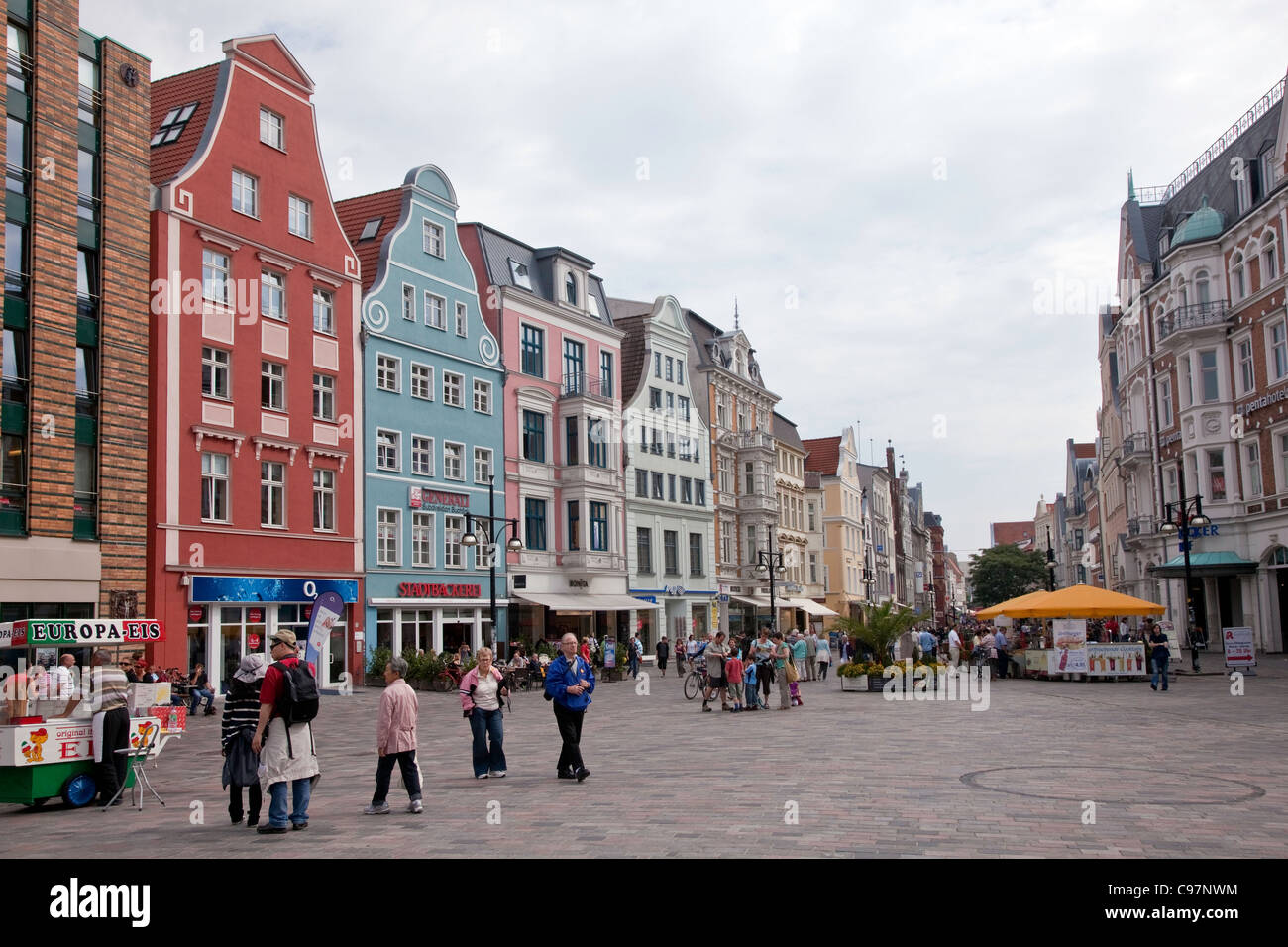 Historical City of Rostock in Mecklenburg;Western Pomerania;Northern