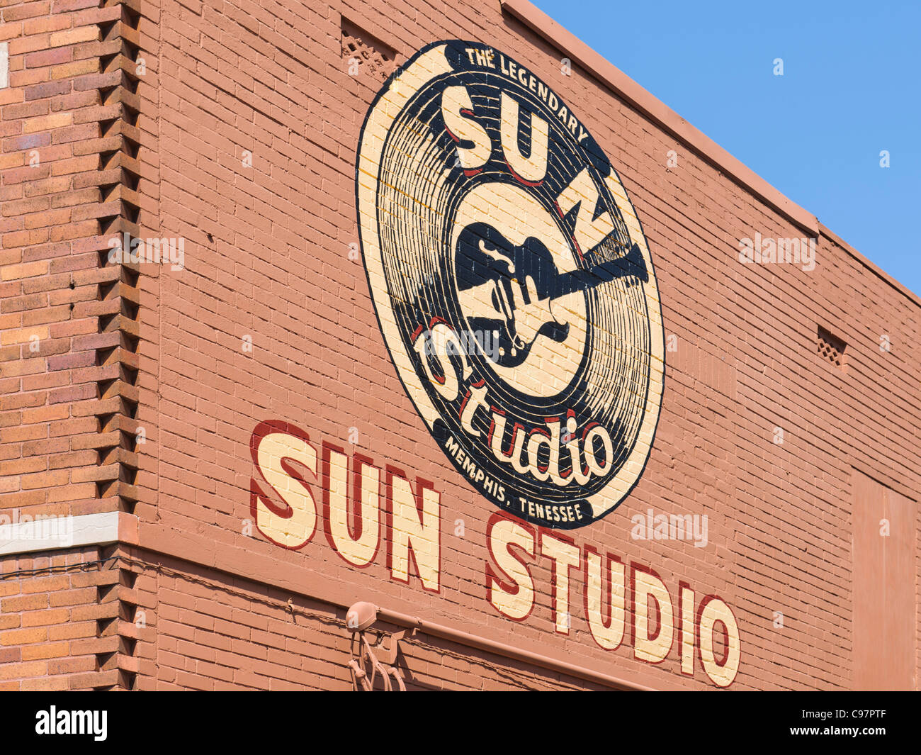 Sun Studio Memphis Stock Photo