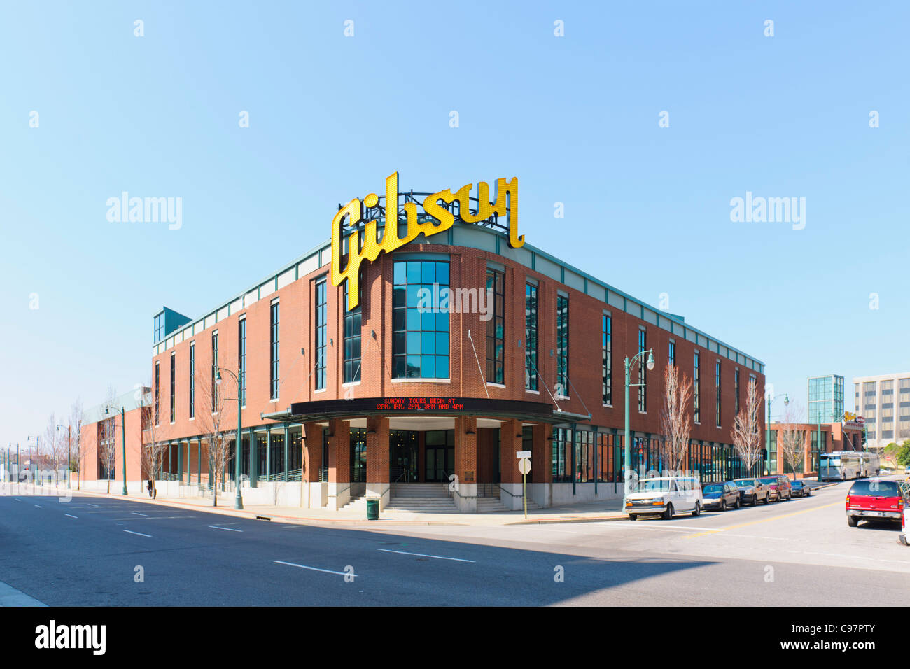 Gibson Guitar Factory Memphis Stock Photo