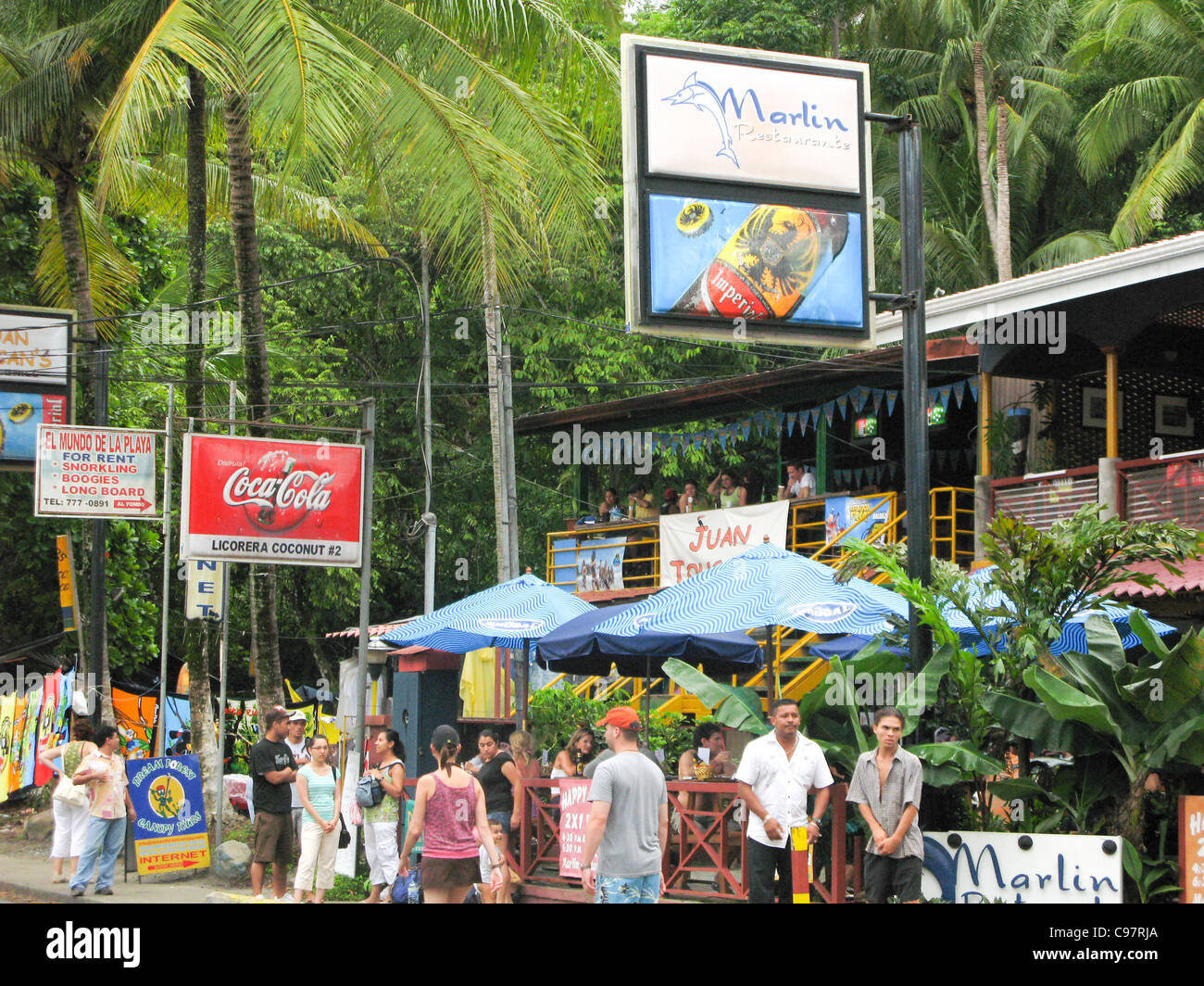 Costa Rica. Manuel Antonio. Street scene Stock Photo Alamy