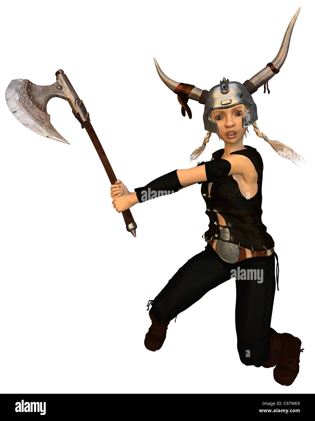 fantasy warrior axe