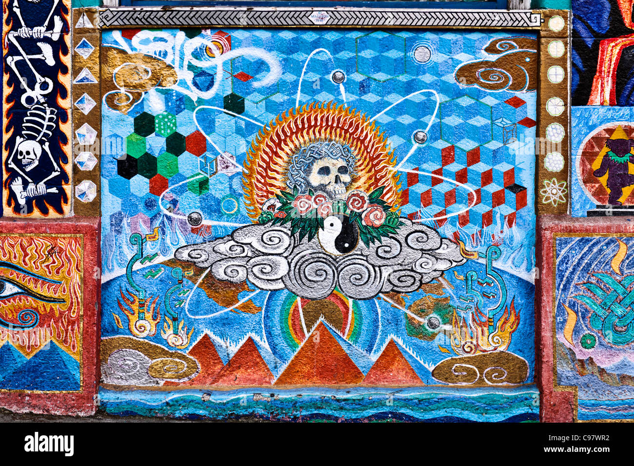Mural Haight Ashbury, San Francisco Stock Photo Alamy