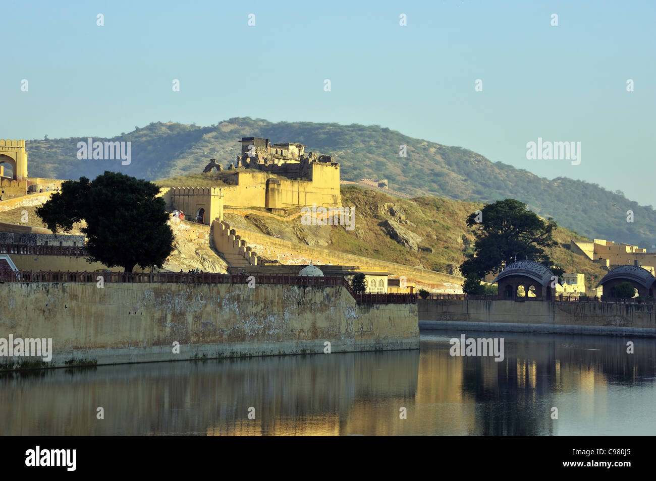 Amber fort in sunrise, India Stock Photo - Alamy