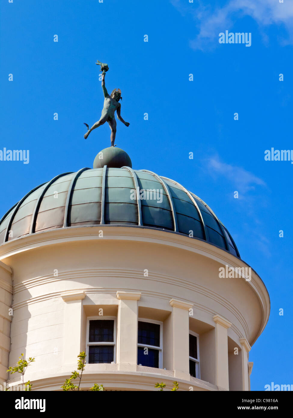 Statues In Sheffield Statue of Mercury on dome of Lyceum Theatre in Sheffield South ...