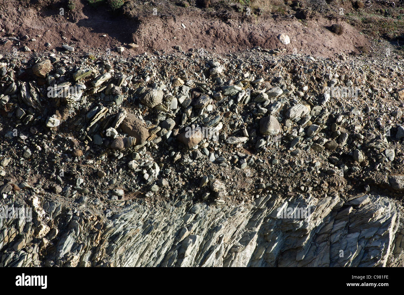 Glacial till deposits hi-res stock photography and images - Alamy