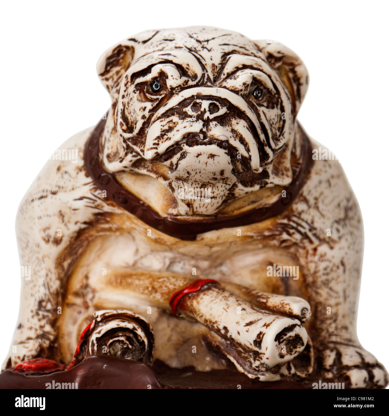 Ceramic British bulldog ornament Stock Photo Alamy