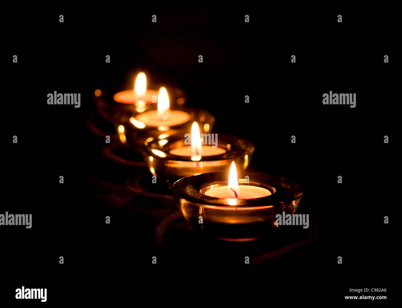 Tea light flames hires stock photography and images Alamy